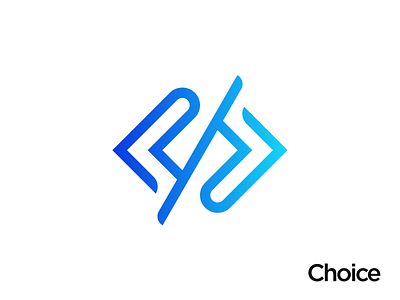 Choice Logo Concept - 2 branding c letter cash choice coding currency ecosystem logomark logotype partnership payment programming redesign send money software technology transection transfer unfold wordmark