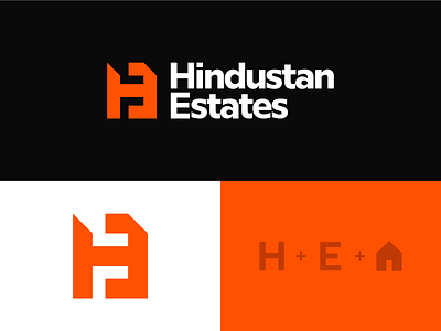 Hindustan Estates - Real Estate Logo Design