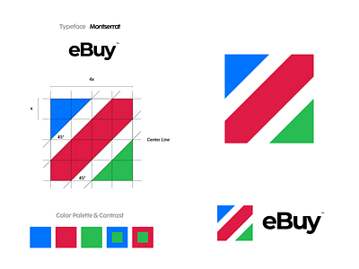 eBuy - Ecommerce Logo amazon brand identity branding e letter ebay ecommerce geometry logo logo design logodesign logomark logos logotype minimalist modern online shopify shopping timeless