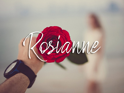 Rosianne - Free bold and unique handwritten font