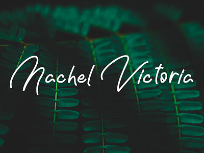 Nachel Victoria - Free simple font