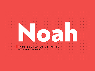 Noah: Free geometric sans-serif font