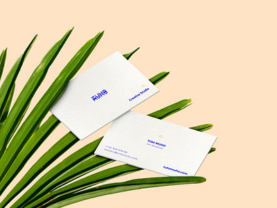Free Business Cards And Leaves Mockup