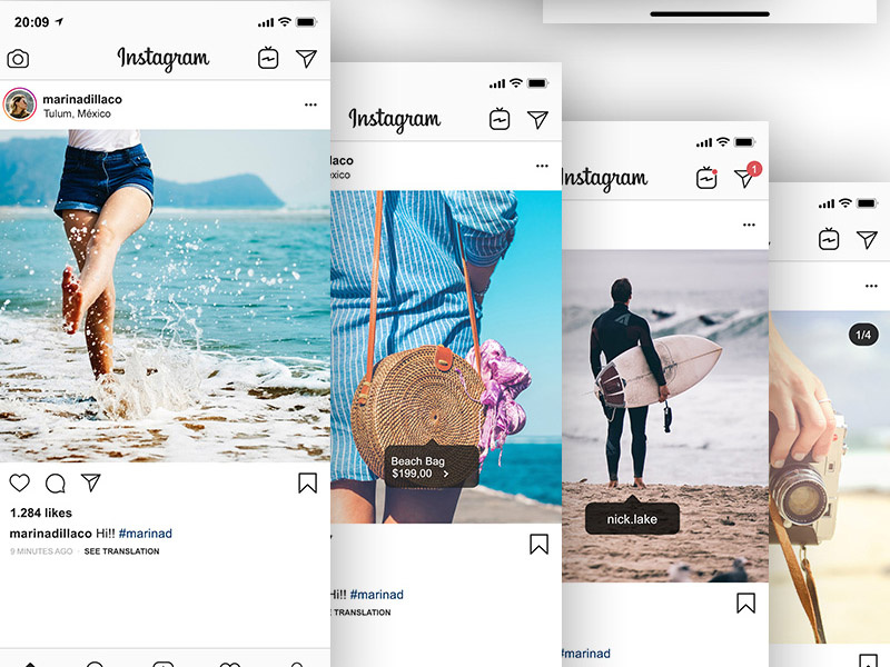 Free Instagram Feed And Profile Mockup instagram mockup template mockup design mockup psd mockup instagram mockup design branding freebies freebie