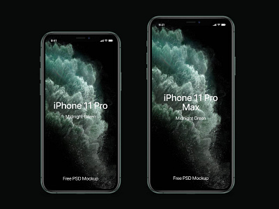 Free iPhone 11 Pro Mockup Set