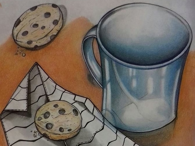 Tea and Cookie ilustracion