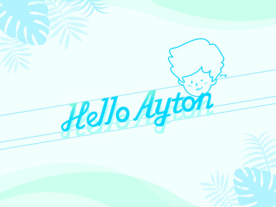 Project 'Hello Ayton' - Summer is coming character design drawing graphics illustration typography