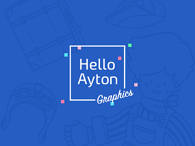 Project 'Hello Ayton' Logo Variation - 01 bi branding design graphics identity illustration logo