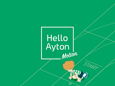 Project 'Hello Ayton' Logo Variation - 02 bi branding design graphics identity illustration logo