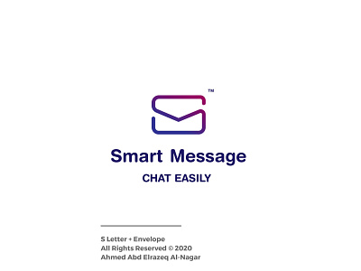 Smart Message | Chating Moppile App app application branding illustrator internet logo message mobile phone smart vector web