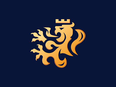 Royal Herald Lion Logo branding design flat illustration illustrator logo typography ui ux vector