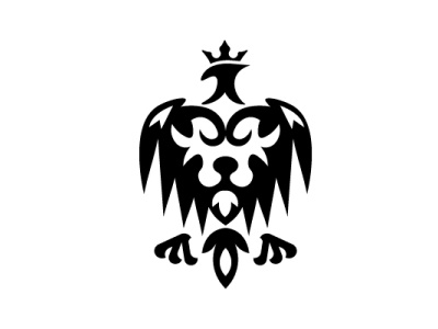 Lion Eagle Logo branding design flat illustration illustrator logo typography ui ux vector