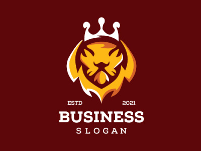 Lion Face Logo