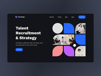 Talent Recruitment & Strategy - landing page