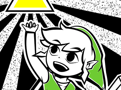 Zelda: You Got A Triforce glow in the dark link nintendo the legend of zelda triforce video game