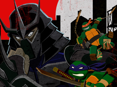 TMNT - Turtle Boys Don't Cut 'em No Slack! donatello leonardo michelangelo mutant ninja turtles ny raphael shredder teenage tmnt