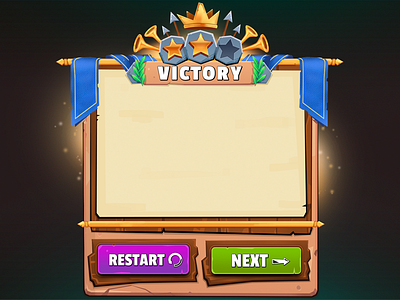 Victory pop-up design