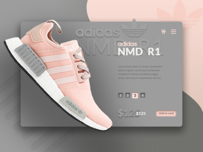 Adidas adidas shots sport ui ux veb design