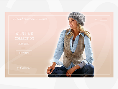 winter collection branding collection color concept design design2019 shot trand typography ui ux web web design website