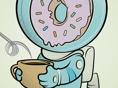 coffee and donuts astronaut coffee donuts friday junk food