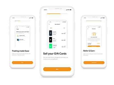 Onboarding Screens for MyEcurrency design minimal productdesign uidesign uiuxdesign ux ui uxdesign