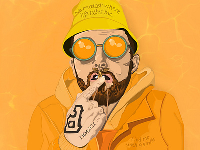 Mac Miller Illustration