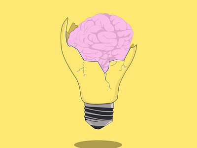 Bulb Brain adobe design detail graphic design illustration illustrator visual