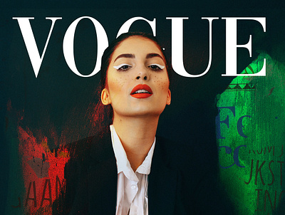 Vogue Sample Covers abstract adobe brand design branding design graphic design inspiration photoshop poster typography