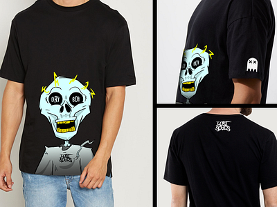 Skeleton T-Shirt Mockup design illustration mockup tshirt design