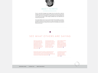 Movingthru Dance - web design 2 bold branding minimal type web design website design