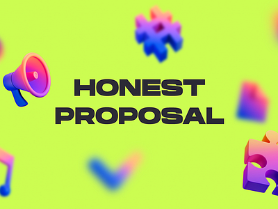 Honest Proposal branding deck funny playoff ppt presentation proposal satire slides