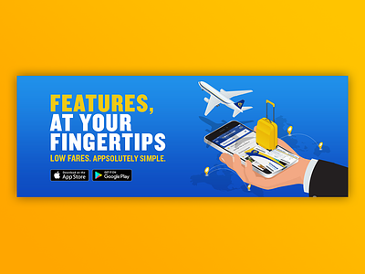 Ryanair App Campaign advertising airline app campaign digital illustration ryanair vector