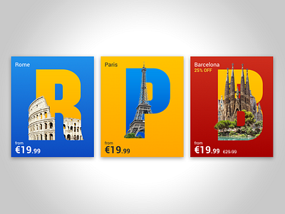 Flight Select Cards - Mobile advertising airline app design photoshop ryanair sketch travel ui