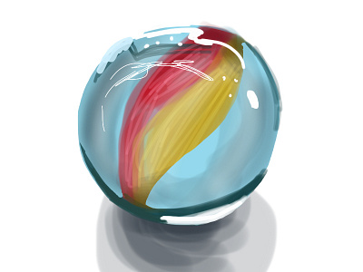 Marble - iPhone finger painting