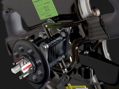 F1 2000 Steering Wheel back Detail