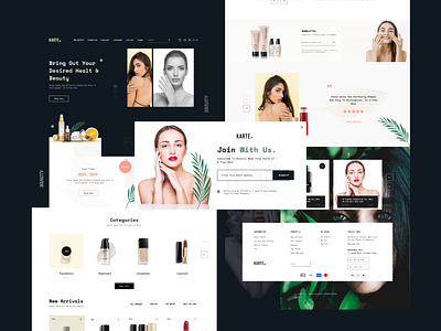Beauty Products Ecommerce Website