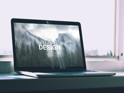 Laptop Screen Mockup | MacBook 2015