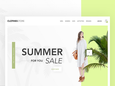 Clothes Store ecommerce fashion shop store ui ux web website