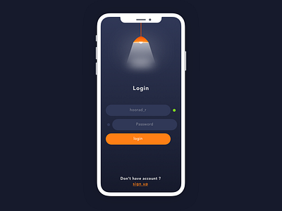 Login UI - Dark mode - app appdesign design flat ios iphonex sketch app typography ui ui designs ui8 userinterface ux ux ui