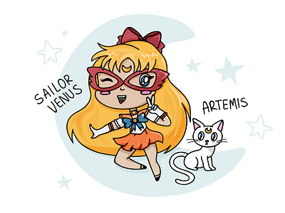 Sailor Venus & Artemis