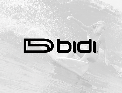 Bidi Surfboards branding branding and identity design graphic design logo logo design negative space typography vector