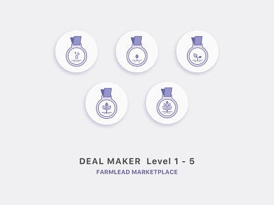 FarmLead "Deal Maker" Achievement Icons