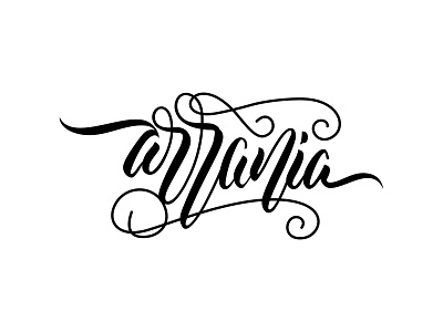 Arrania Logotype branding calligraphy design font font design lettering logo type typography vector