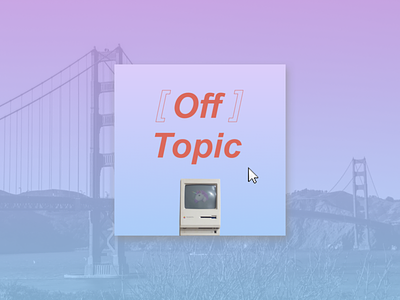 Off Topic Podcast Artwork branding icon podcast podcast art podcast logo