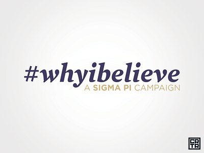 whyibelieve Campaign branding design