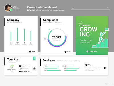 Crosscheck Dashboard