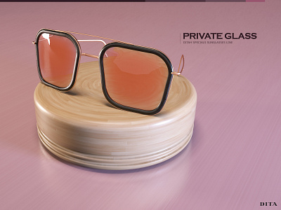 DITA Eyeswear Prototype 3d artist 3dmodel advertise cinema 4d octane render prototype