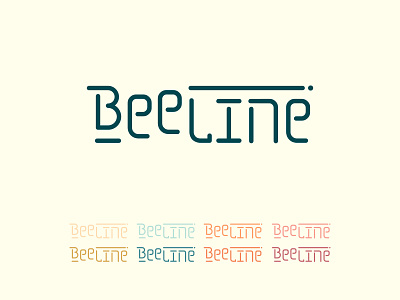 BEELINE logo book books design elegant event festival graphicdesign letters logo logo design logodesign logotype poetry tech type typography