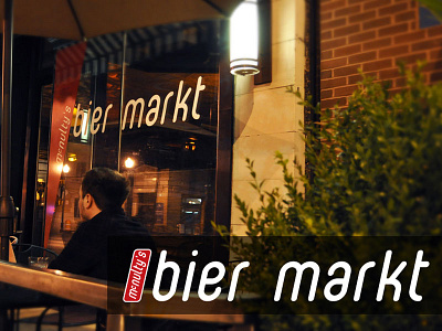Bier Markt design logo