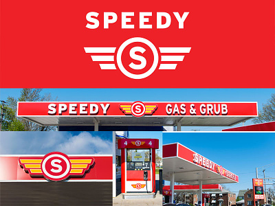 Speedy Gas branding graphic design logo design visual identity